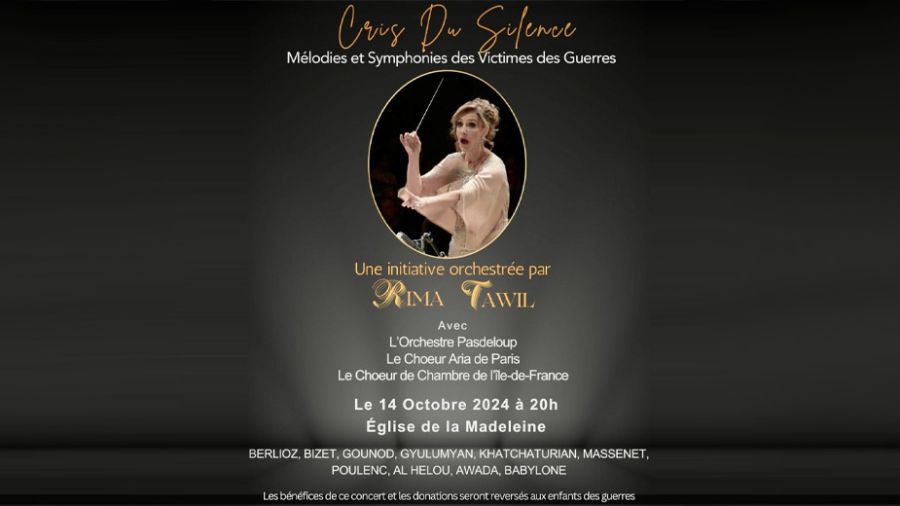 «Cris du silence»: initiative orchestrée par Rima Tawil à Paris