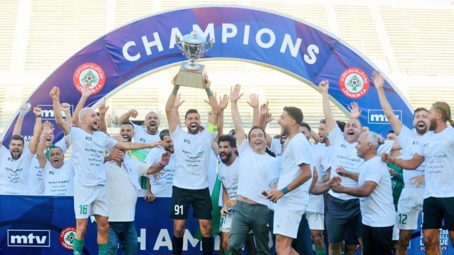 Al-Ansar décroche un 15e titre national et entre dans la légende du football libanais