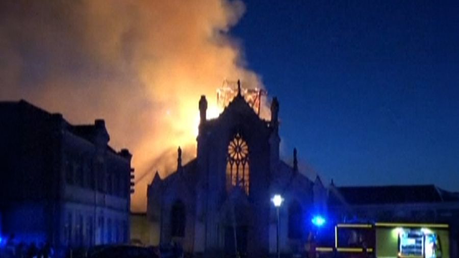 Incendie dans une église de Saint-Omer, un suspect en garde à vue