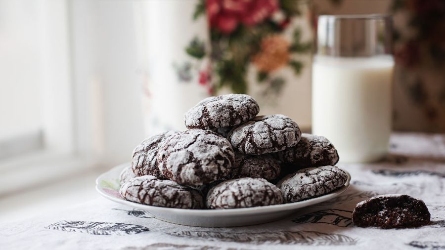 Recette festive: Cookies craquelés au chocolat 