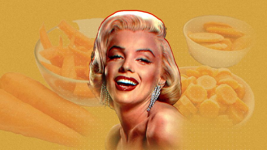 Carottes crues: le secret bien-être de Marilyn Monroe