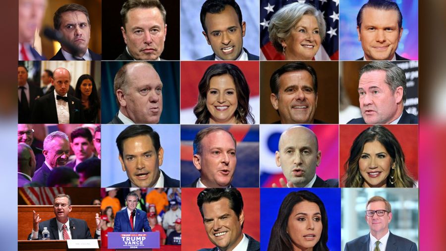 Un cabinet de fidèles et de poids lourds: les figures clés de l’administration Trump 