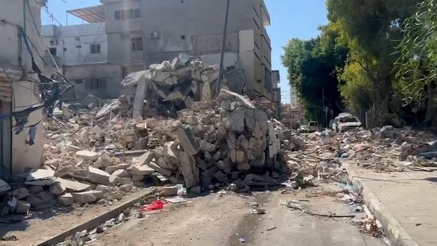 Exclusif: images de villages dévastés dans le sud du Liban