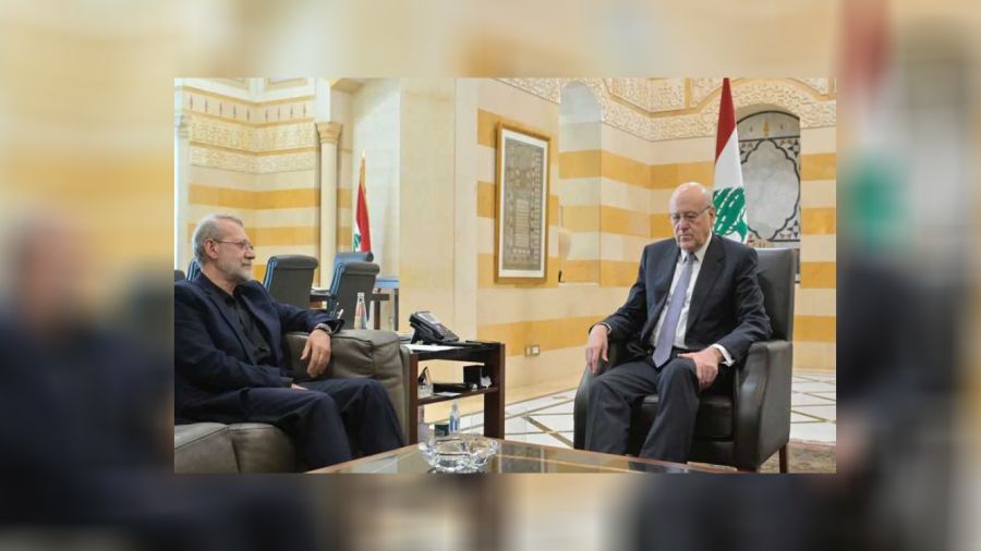 Mikati à Larjani: L'Iran doit éviter de prendre des positions susceptibles de créer des tensions