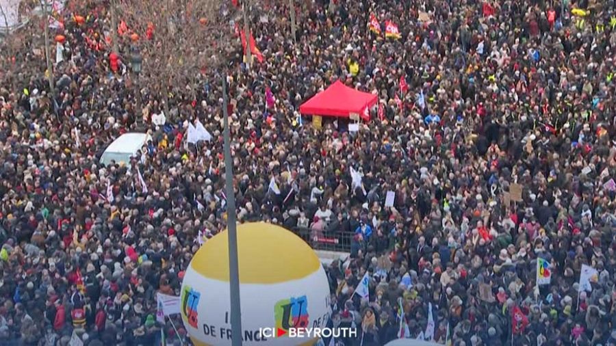 Retraites: plus d'un million de Français dans les rues