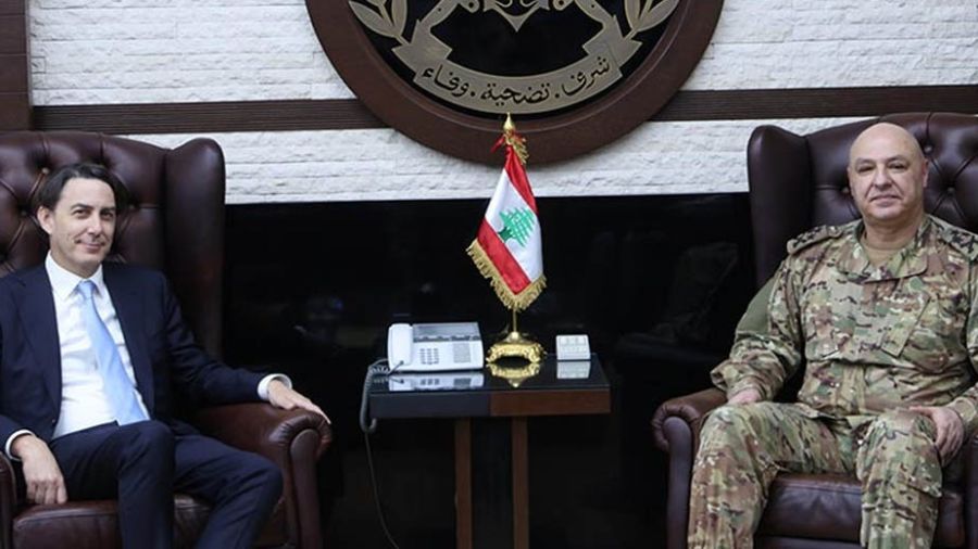 Amos Hochstein rencontre Joseph Aoun