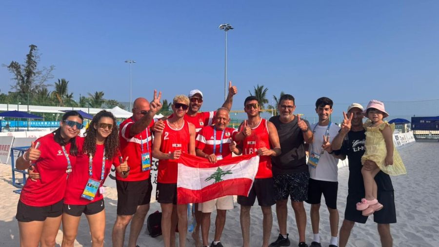 Jeux asiatiques de plage: le Liban monte en régime