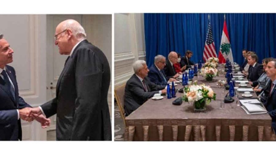 «Rencontre fructueuse» Mikati-Blinken à New York