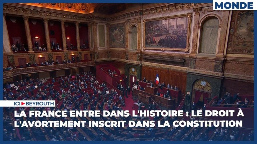 Le droit à l'avortement inscrit dans la Constitution française