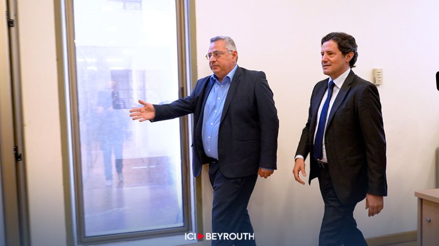 Ziad Makari dans les locaux d’Ici Beyrouth