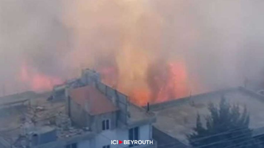 Au Akkar, un incendie catastrophique menace les habitations