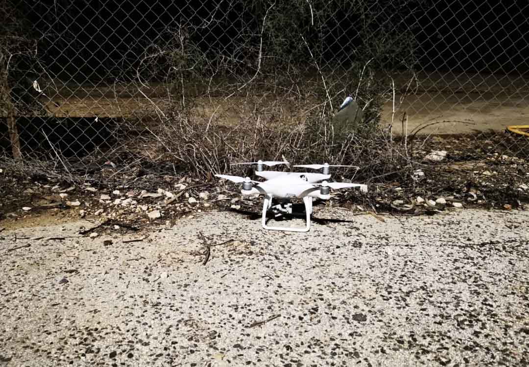 La photo du drone abattue postée sur le compte Twitter du porte-parole de l'armée israélienne, Avichay Adraee