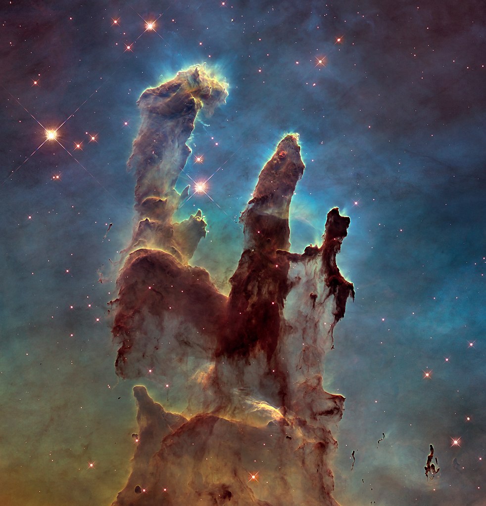 Nebula pillars