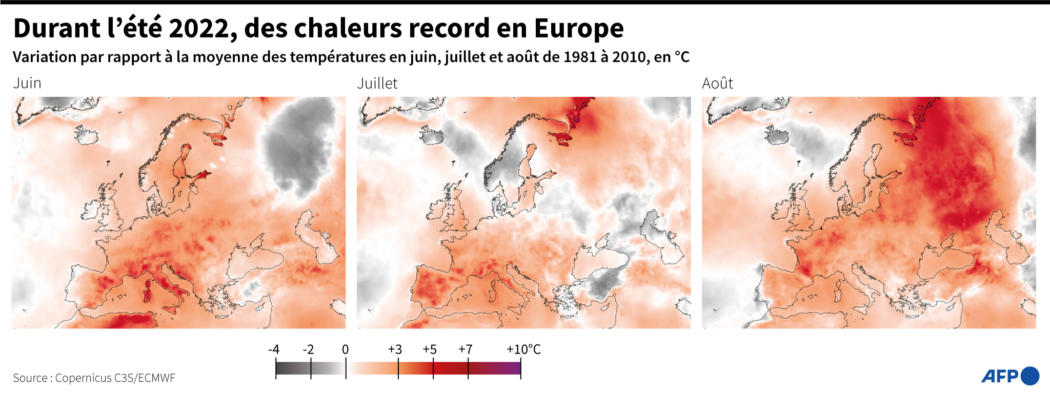 réchauffement climatique europe