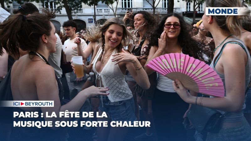 Paris : la Fête de la musique sous forte chaleur