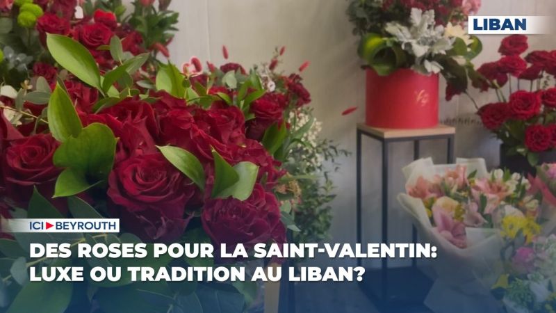 Des roses pour la Saint-Valentin: luxe ou tradition au Liban?