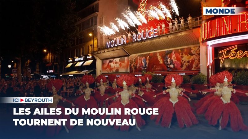Les ailes du Moulin Rouge tournent de nouveau