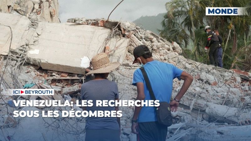 Venezuela: les recherches sous les décombres