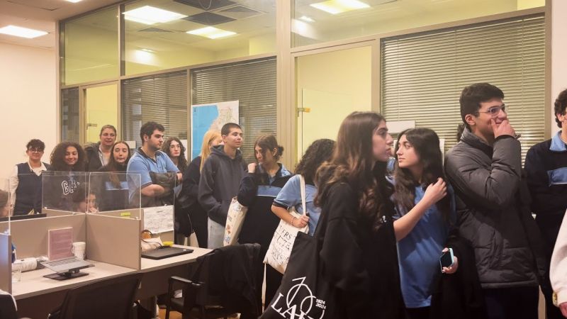 Les élèves du Lycée Marcel Pagnol dans les coulisses d'Ici Beyrouth - This is Beirut