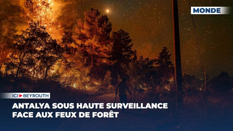 Antalya sous haute surveillance face aux feux de forêt
