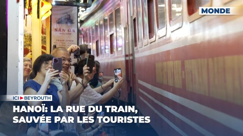 Hanoï: la rue du train, sauvée par les touristes 