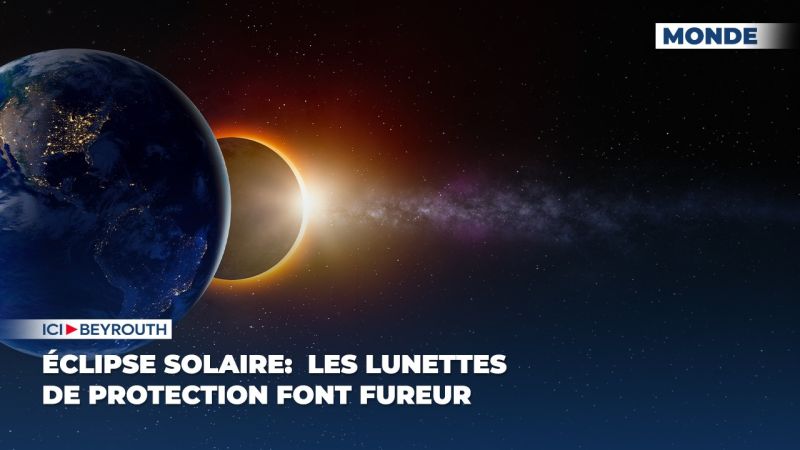 Éclipse solaire:  les lunettes de protection font fureur