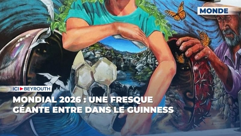 Mondial 2026 : une fresque géante entre dans le Guinness