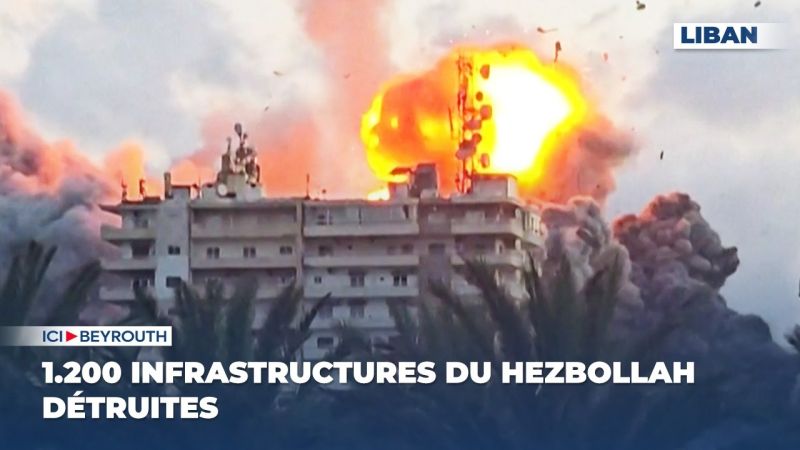 1.200 infrastructures du Hezbollah détruites: que montre ce bilan israélien?