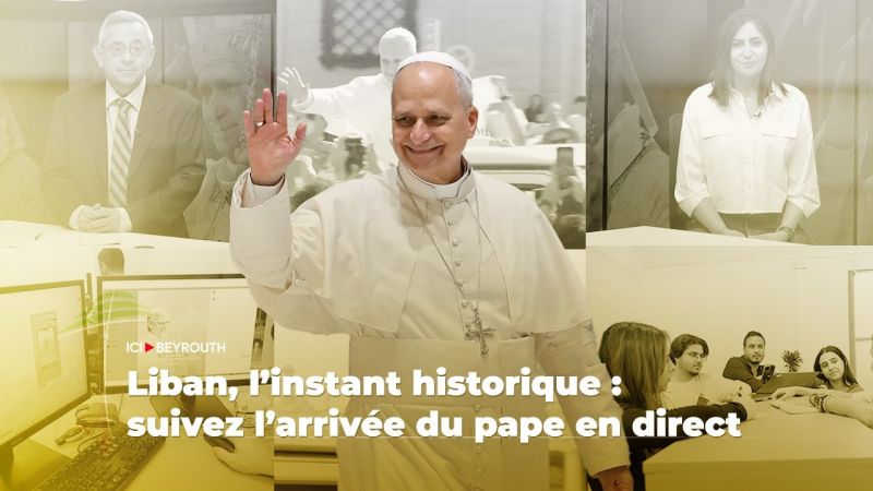 Liban, l’instant historique : suivez l’arrivée du pape en direct