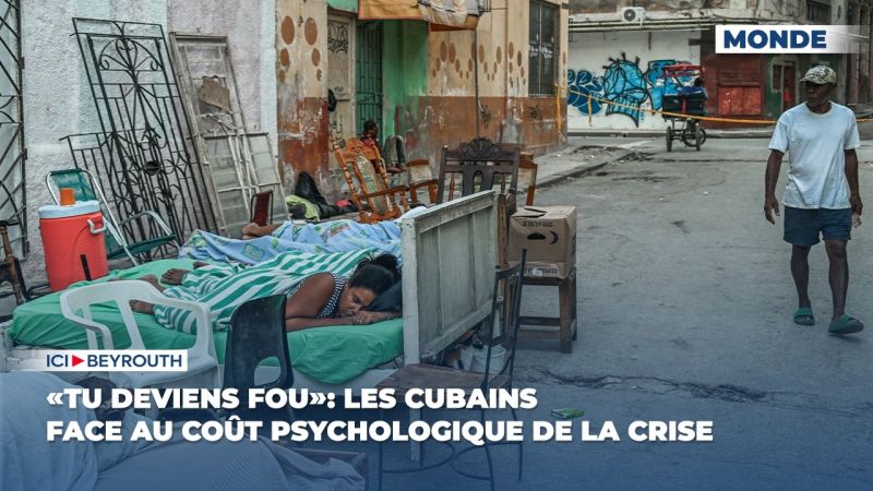 «Tu deviens fou»: Les Cubains face au coût psychologique de la crise
