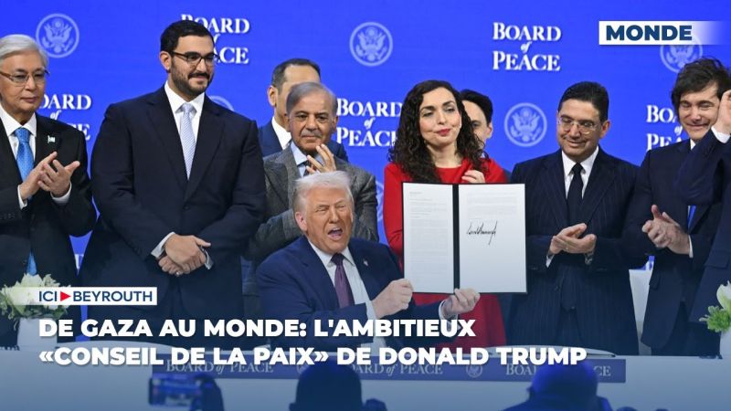 De Gaza au monde: l'ambitieux «Conseil de la paix» de Donald Trump
