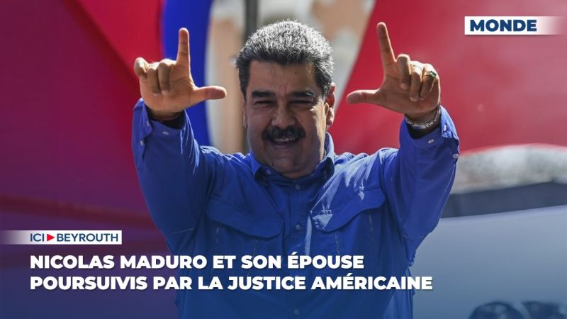 Nicolas Maduro et son épouse poursuivis par la justice américaine