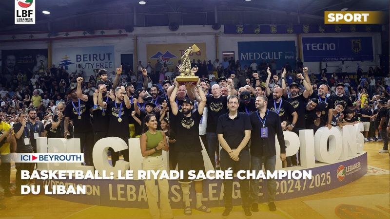 Basketball: Le Riyadi sacré champion du Liban