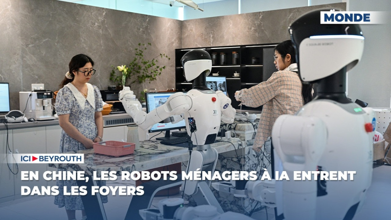 En Chine, les robots ménagers à IA entrent dans les foyers