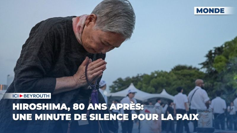 Hiroshima, 80 ans après: une minute de silence pour la paix