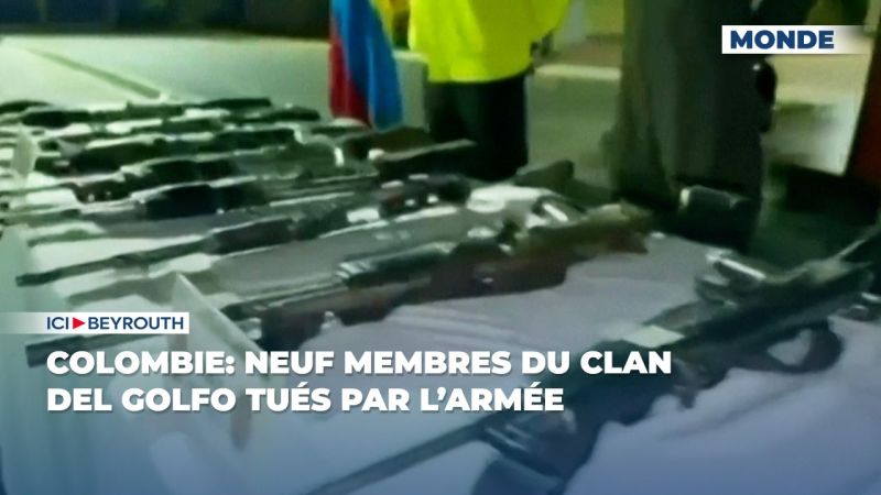 Colombie: Neuf membres du Clan del Golfo tués par l’armée
