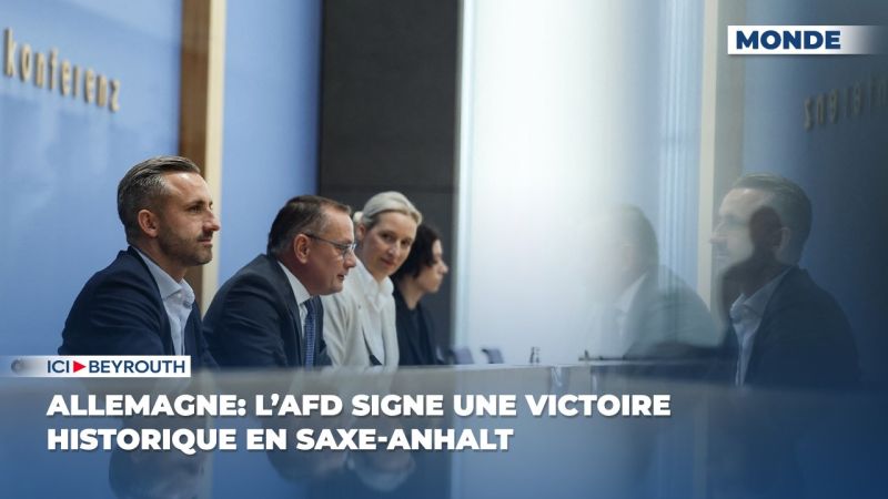 Allemagne: l’AfD signe une victoire historique en Saxe-Anhalt