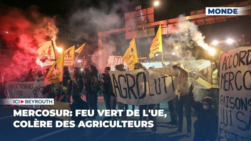 Mercosur: feu vert de l'UE, colère des agriculteurs