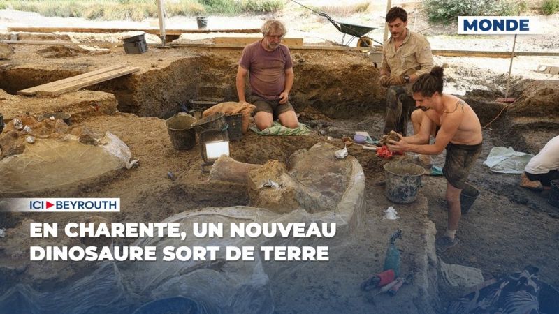 En Charente, un nouveau dinosaure sort de terre