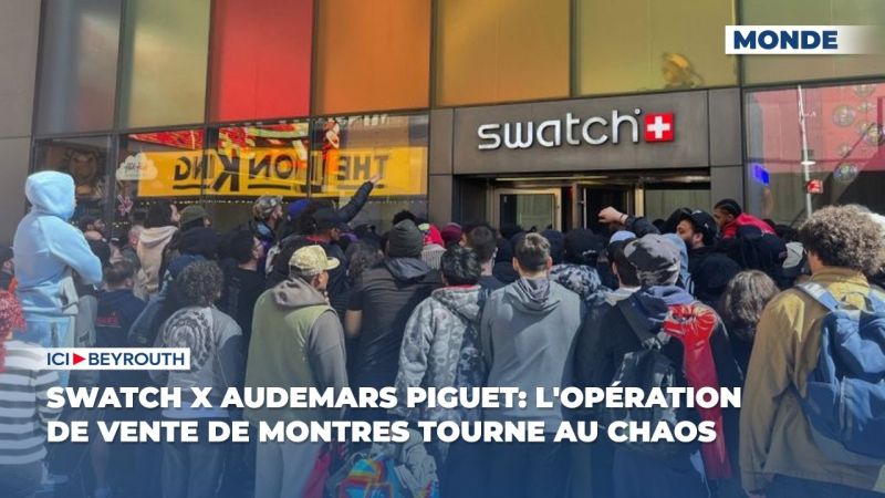 L'opération de vente de montres Swatch-Audemars Piguet tourne au chaos