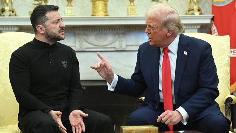 Violente dispute entre Trump, Vance et Zelensky dans le Bureau ovale