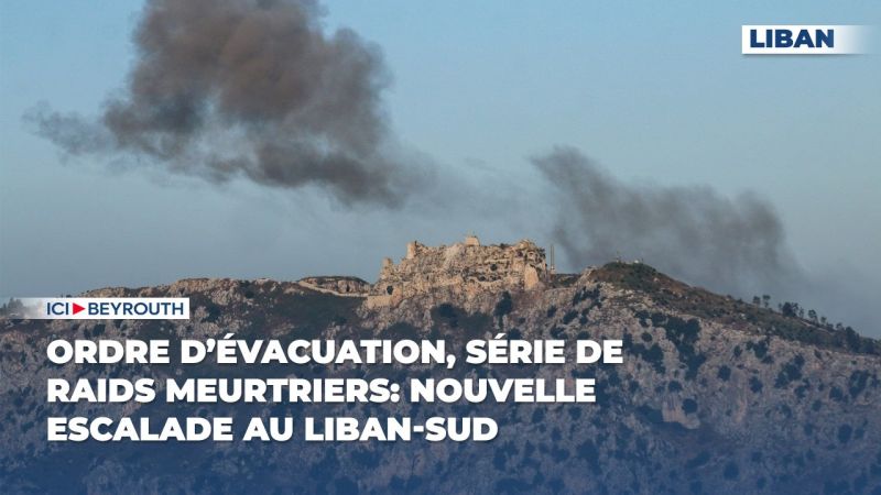 Ordre d’évacuation et série de raids meurtriers au Liban-Sud: au moins sept morts dimanche