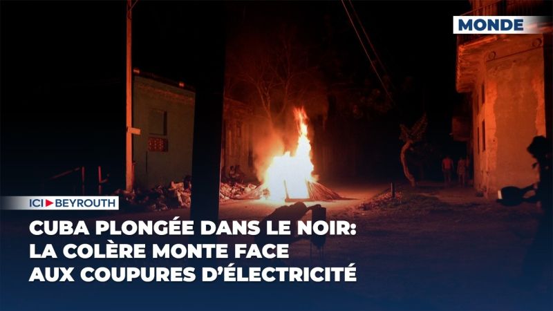 Cuba plongée dans le noir: la colère monte face aux coupures d’électricité