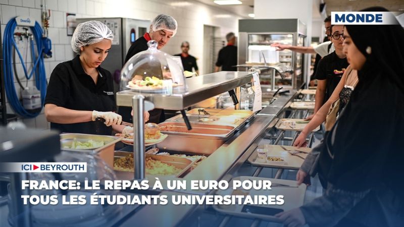 France: Le repas à un euro pour tous les étudiants universitaires 