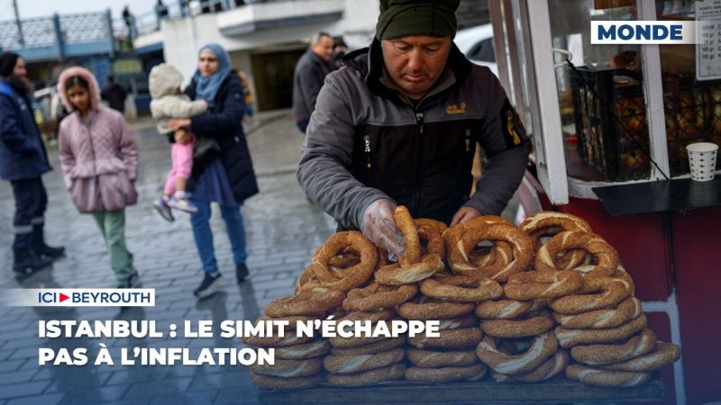 Istanbul : le simit n’échappe pas à l’inflation