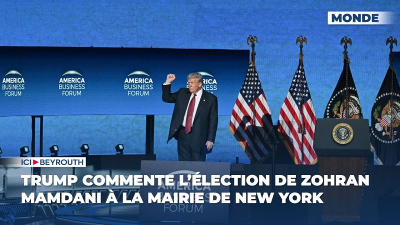 Trump commente l’élection de Zohran Mamdani à la mairie de New York
