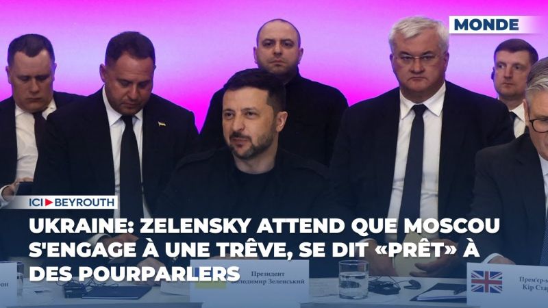 Ukraine: Zelensky attend que Moscou s'engage à une trêve, se dit «prêt» à des pourparlers