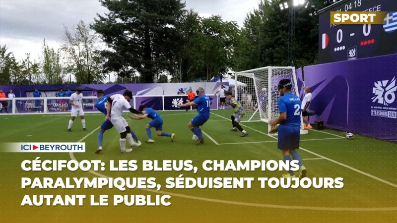 Cécifoot: les Bleus, champions paralympiques, séduisent toujours autant le public