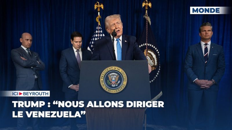 Trump : “Nous allons diriger le Venezuela”