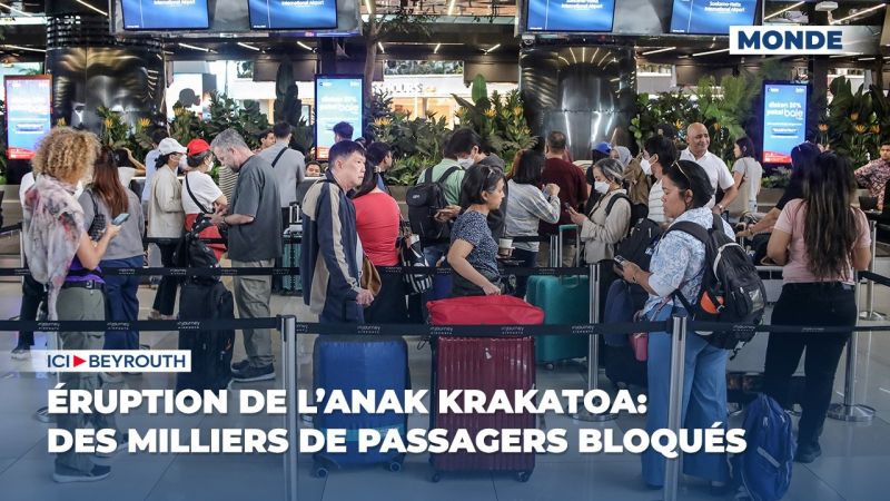 Éruption de l’Anak Krakatoa: des milliers de passagers bloqués